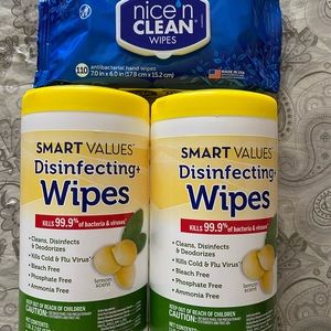 Rare!Lot of 3- Antibact Hand and All purpose Wipes